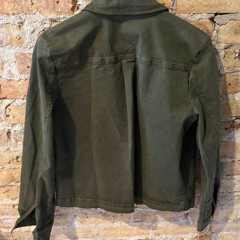 Goodthreads Fatigue Utility Shacket Jacket Green … - image 4